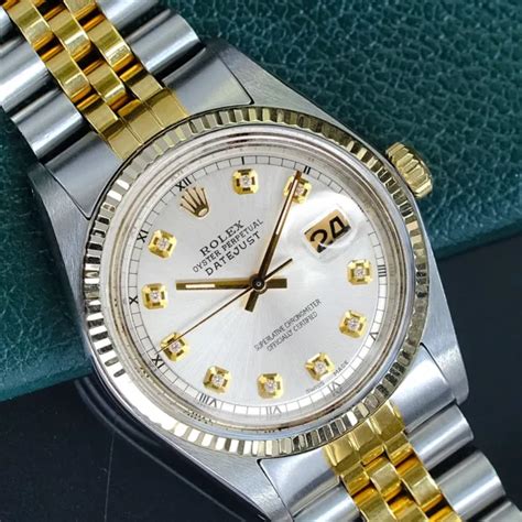 Rolex Vintage DateJust 1601 quadrante argento full set für 8 000 